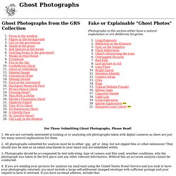 Ghost Photographs