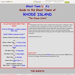 RootsWeb: Ghost Towns RI