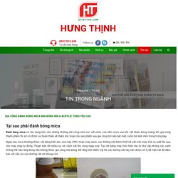 Xưởng gia công đánh bóng mica theo yêu cầu TP HCM