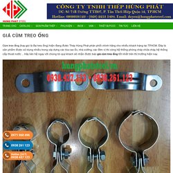 Giá cùm treo ống cập nhật mới nhất - Hùng Phát Steel