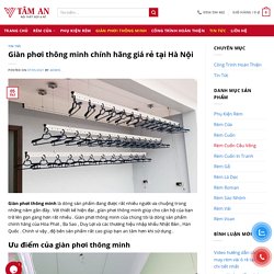 Giàn phơi thông minh chính hãng giá rẻ tại Hà Nội