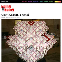 Giant Origami Fractal