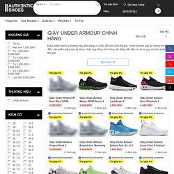 Giày Under Armour chính hãng, trả góp 0%