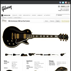 Gibson Custom 50th Anniversary 1960 Les Paul Custom Black Beauty