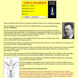 Gideon Sundbäck