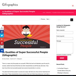 11 Qualities of Super Successful People [Gifographic] - Gifographics