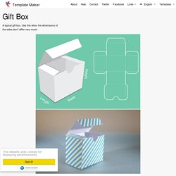 Gift Box template