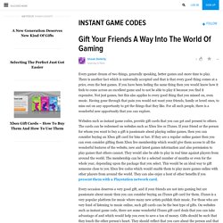 Gift Your Friends A Way Into The World Of Gaming