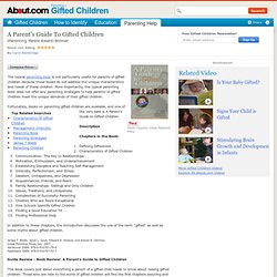 Gifted Parenting Books - A Parent's Guide To Gifted Children