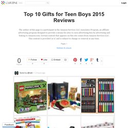 Top 10 Gifts for Teen Boys 2015 Reviews