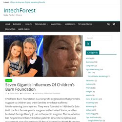 Seven Gigantic Influences Of Children's Burn Foundation