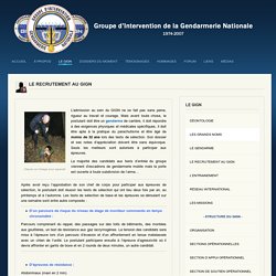 GIGN.ORG » LE RECRUTEMENT AU GIGN