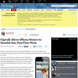 Gigwalk Allows iPhone Owners to Stumble Into Part-Time Work