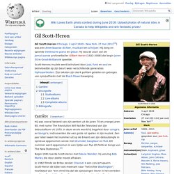 Gil Scott-Heron