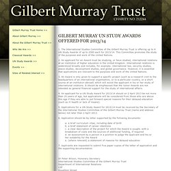 Gilbert Murray Trust