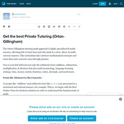 Get the best Private Tutoring (Orton-Gillingham)