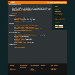 About GIMP