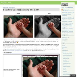 SelectiveColorization « GIMP Guru