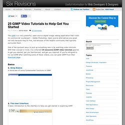 Basics : 25 GIMP Video Tutorials to Help Get You Started
