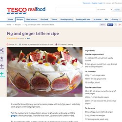 Fig And Ginger Trifle