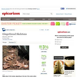 Gingerbread Skeletons Photo at Epicurious