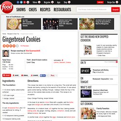 Gingerbread Cookies for the Holidays Recipe : Alexandra Guarnaschelli