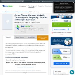 Cotton Ginning Machine Market [2021-2025]