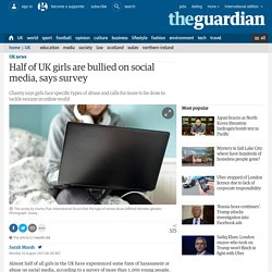Half of UK girls are bullied on social media, says survey