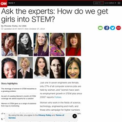 How to get girls into STEM