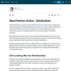 Meet Partner Online - GirlsforDate: erikajerry — LiveJournal