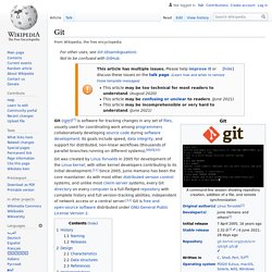 Git (software)