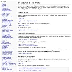 Chapter 2. Basic Tricks