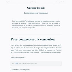 Git pour les nuls