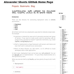 Alexander Shvets's Web Page