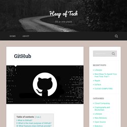 GitHub - Heap Of Tech