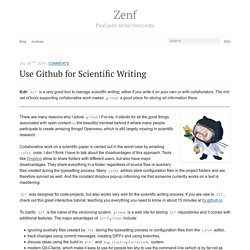 Use Github for Scientific Writing - Zenf