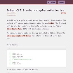 Ember CLI & ember-simple-auth-devise
