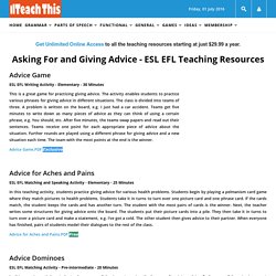 Giving Advice - ESL EFL Teaching Resources