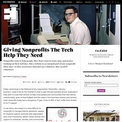 Giving Nonprofits The Tech Help They Need