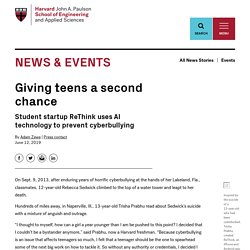 Giving teens a second chance