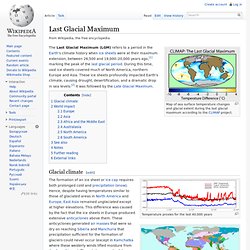 Last Glacial Maximum