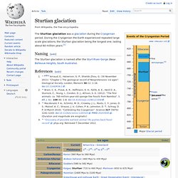 Sturtian glaciation