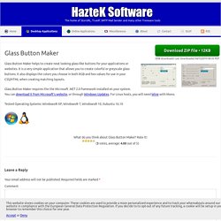 Logiciels - Images - Glass Button Maker – HazteK Software