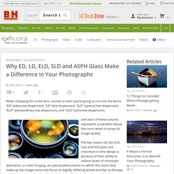 Why ED, LD, ELD, SLD and ASPH Glass Make a Difference in Your Photographs