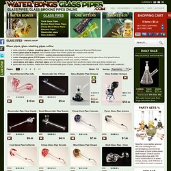 Glass pipes - buy in online smoke shop