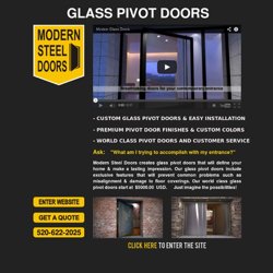 Glass Pivot Doors