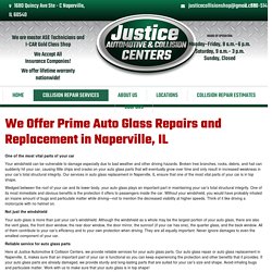 We Offer Prime Auto Glass Repairs and Replacement in Naperville, IL