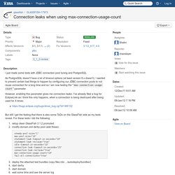 [GLASSFISH-17973] Connection leaks when using max-connection-usage-count - Java.net JIRA