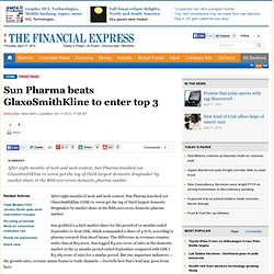 Sun Pharma beats GlaxoSmithKline to enter top 3