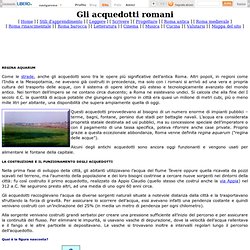 Gli acquedotti romani